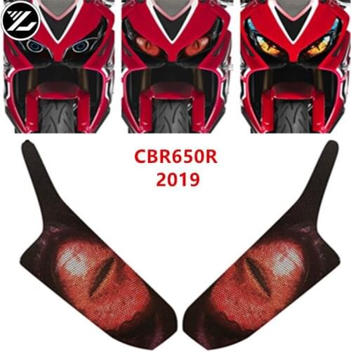 Motorcycle accessories headlight protection sticker Front Fairing Headlight Sticker Guard Sticker for HONDA CBR650R 2019