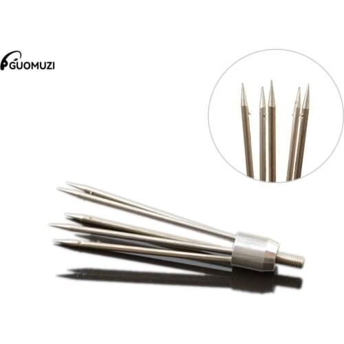 New Stainless Steel 5 Prong Barbs Diving Harpoon Fish Spear Fork Fishing Ice Breaker Drill Fishing Tackle Box Accessory Tool