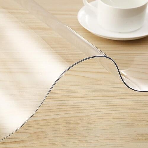 Pebble 1.5mm PVC Tablecloth Waterproof Table Cover Oil-proof Soft Glass Protection Kitchen Cover Dining Table table coth