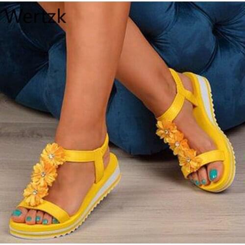 Ankle Strap Open Toe Breathable Sports Sandals High Casual Summer Women Sandals Novelty Fashion Thick Platform Beach Shoes