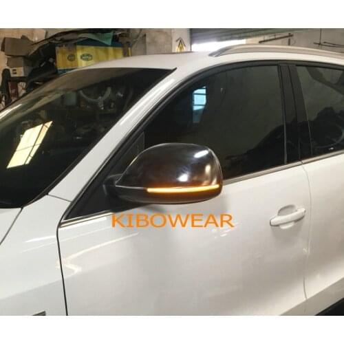 Kibowear for Audi Q5 SQ5 8R Q7 4L Dynamic Blinker LED Turn Signal Side Mirror Lights indicator 2010 2011 2012 2013 2016