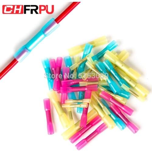 Heat Shrink Butt Terminals Waterproof Fully Insulated Seal Butt BHT0.5 BHT1.25 BHT2 BHT5 Crimp Terminal Connectors