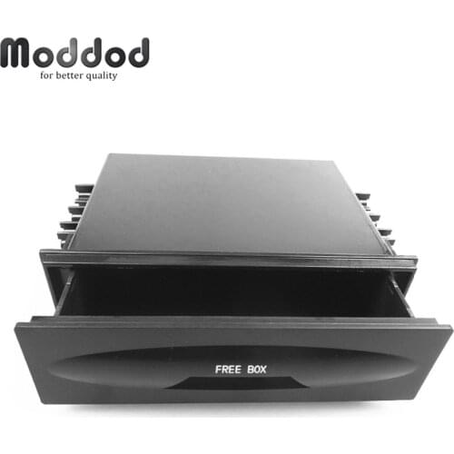 Universal One Din Radio CD Refitting Pocket Stereo Dash Installation Mounting Trim Fascia Kit Drawer