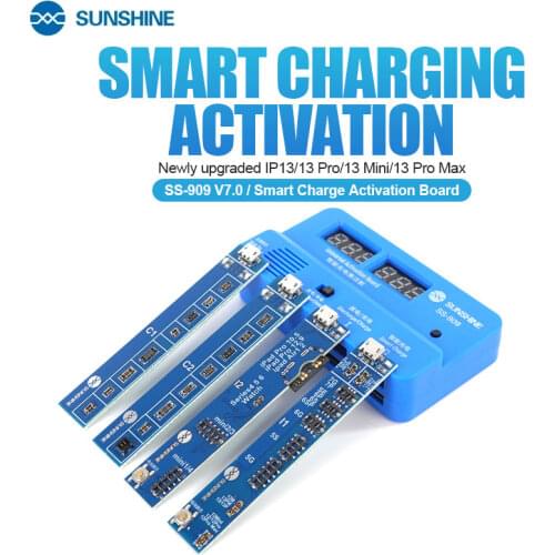 SS-909 Mobile Phone Universal Battery Activation Board Quick Charge PCB Plate With USB Cable For iPhone iPad Samsung Huawei Etc