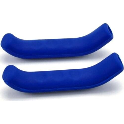 1 Pair Bike Lever Grip Protective Cases Silicone Brake Lever Grip Cover Protectors Bicycle Brake Sleeves Bicycle Accessories New