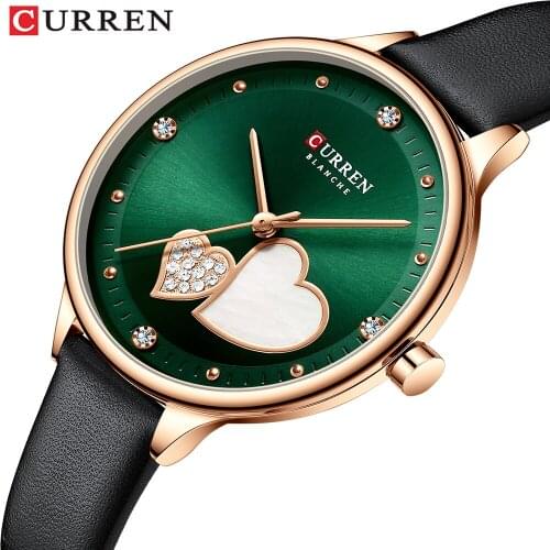 2020 Women Watch CURREN Luxury Fashion Crystal Creative Ladies Wrist Watches Casual Dress Female Clock Relogio Feminino 9077