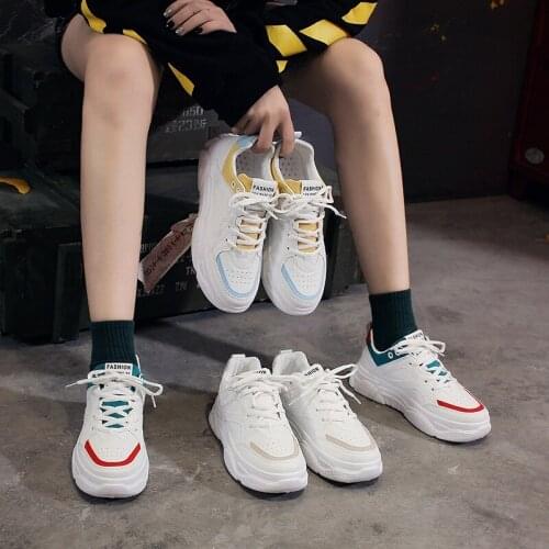 Women Sneakers Leather Shoes 2021 New Casual Flats Sneakers Womens Fashion Trend White Comfortable Vulcanize Shoes Female