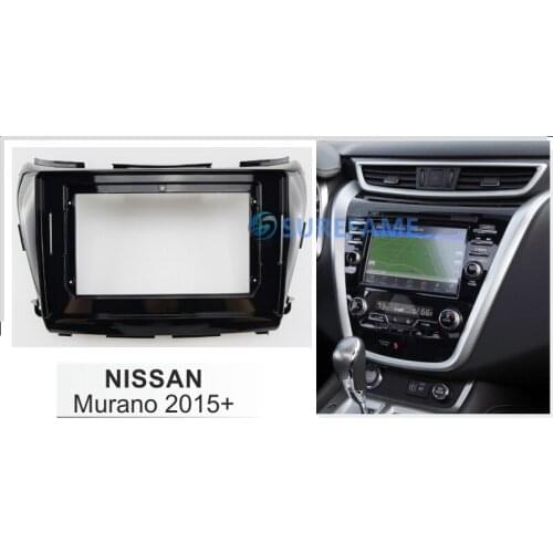 10.1 inch Car Fascia Radio Panel for NISSAN Murano 2015+ Dash Kit Install Facia Console Bezel Adapter Plate 10.1inch Trim Cover