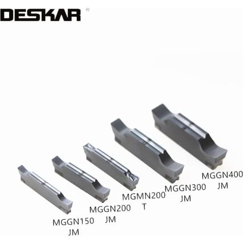 10PCS DESKAR MGGN150 200 300 400 JM LF6008 CNC Turning Tools Carbide Insert Lathe Cutter Cutting Blade Original Free Shipping