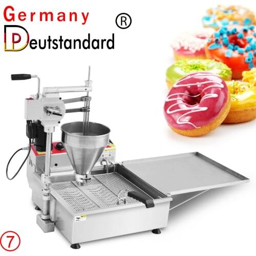 110V 220V Professionnel Industrial Commercial Electric Donut Machine Frying Maker With Flower Round Ball Shape Three Kinds Mould