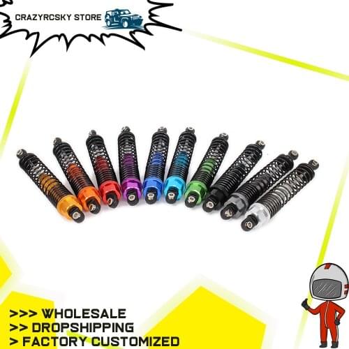 2PCS RCAWD Oil filled type 110mm long aluminum front shock absorber for axial yeti rock racer AX90026 buggy crawler hop-up parts