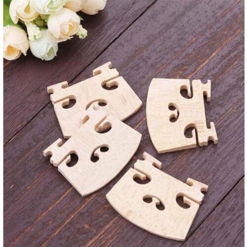 4 Pieces/set of Violin String Bridge Horse Bridge Violin Accessories High-quality Maple Products Violin Parts