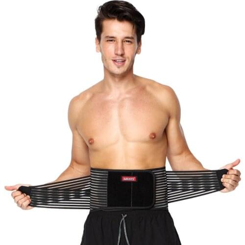 Aolikes Steel Bodybuilding Lumbar Support High Elastic Breathable Mesh Health Care With Steel Waist Back Support Brace Belts