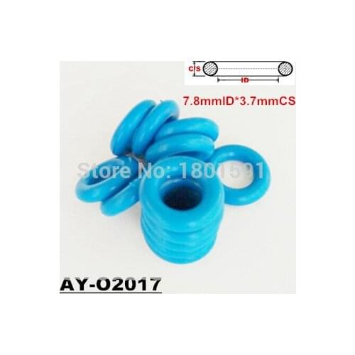 Free shipping 200pieces good quality 7.8*3.71mm colored fuel inejector rubber oring seals repair parts for Chevrolet (AY-O2017)