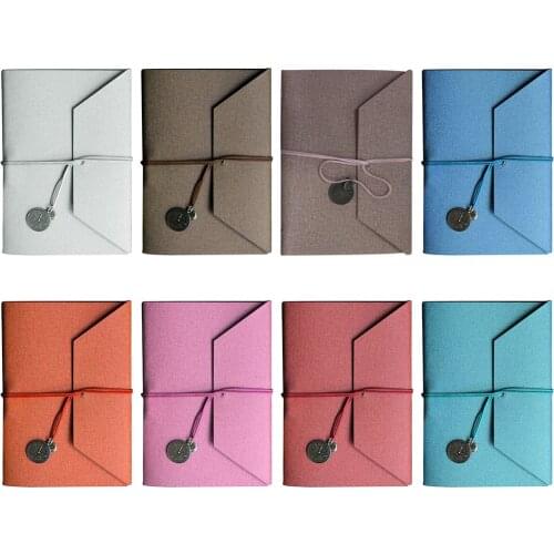 PU Leather Journal Handbook for Women with A5 Refillable Lined Paper Faux Leather Bound Personal Notebook Diary B36C