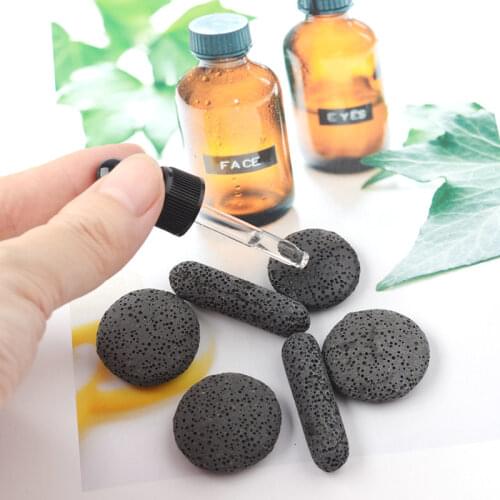 Natural Volcanic Rock Essential Oil Perfume Diffuser Beads for Jewelry Making DIY Necklace Bracelet Earrings Jewelry Accessories