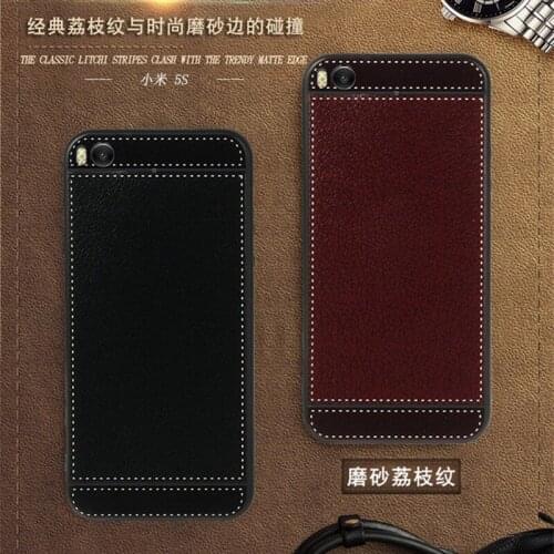 ISecret Case for Xiaomi Mi 5S Case leather 5.15 inch Soft Black silicone Funda for Xiaomi Mi5s Cover Xiaomi Mi 5S Phone Coque