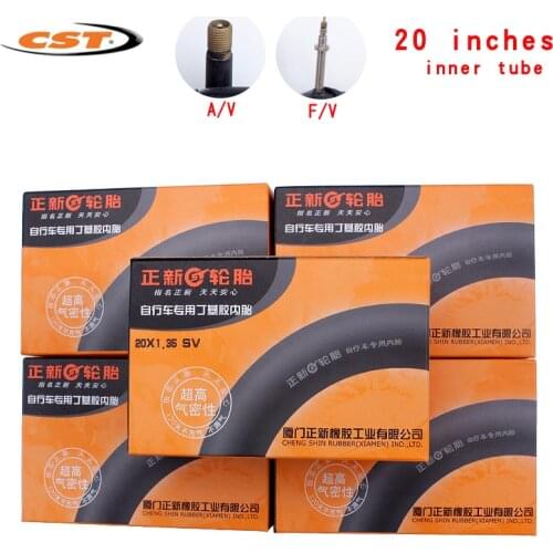 Cst bicycle Inner Tube 20 inches 20*1 1/8 20*1.35 20*1.5 1.9 2.125 American valve French valve Cycling Mountain Bike Tube