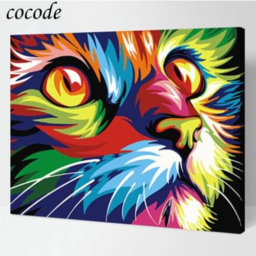 Paint By Numbers For Adults cartoon cows Table Decoration Modern 60X75Cm Photo Frames Oil Painting On Canvas Handmade Gatyztory