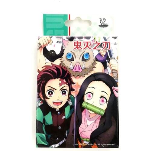 Anime Demon Slayer Poker Cards Kamado Nezuko Playing Cards Desk Cards