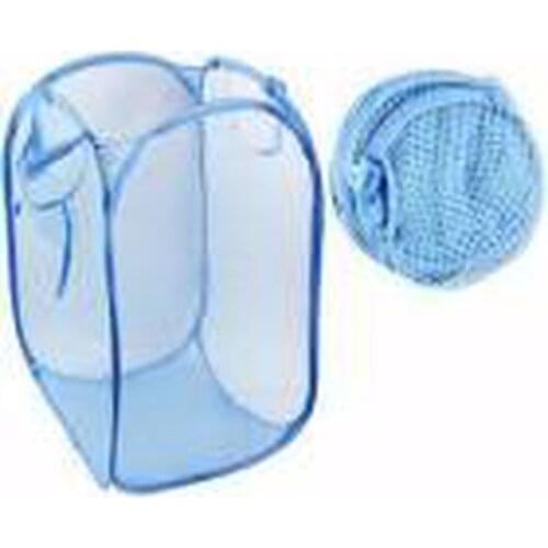 Toy Laundry Basket Net Dirty Laundry Basket Portable Layout Organizer Mixed Color Practical Foldable