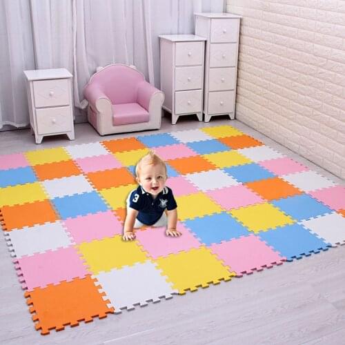 Meiqicool baby EVA Foam Play Puzzle Mat/ 24 or 30/lot Interlocking Exercise Tiles Floor Carpet Rug for Kid eva play mat