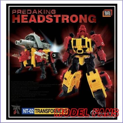 MODEL FANS IN-STOCK neoart toys ko MMC Transformation robot Predaking Headstrong Rhino bison freeshipping