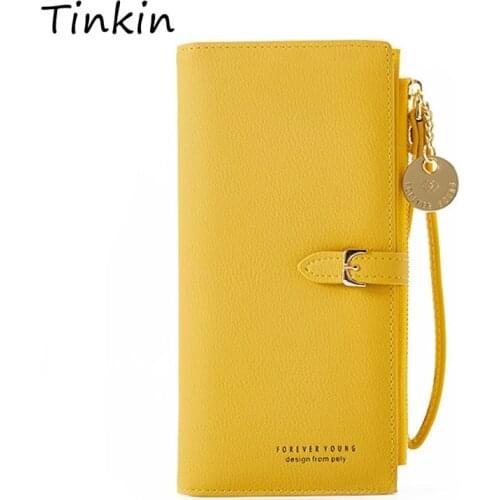 Fashion Women Wallets and Purses Wristband Long Female Wallet Clutch Zipper Phone Pocket Card Holder Ladies Carteras