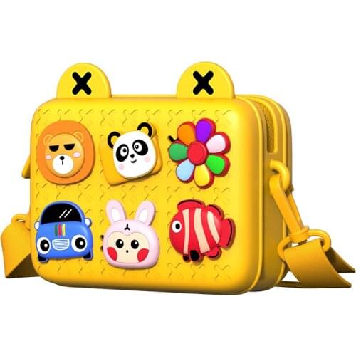 New Children DIY Cartoon Animal Shoulder Bag Baby Kindergarten Cartoon Messenger Bag Gift DIY For Girls Boys