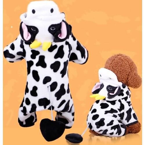 Dog Clothes Autumn Winter Pet Soft Warm Jumpsuit Coral Fleece Dog Pajamas For Dogs Coat Jacket Chihuahua Yorkshire Ropa Perro