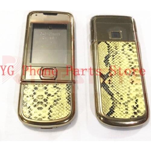 OEM Full Housing Case English Keypad For Nokia 8800 Arte Snake Pattern 8800A