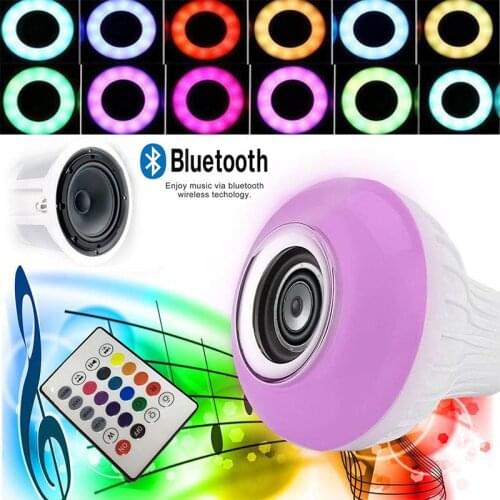 E27 LED Music Bulb LED Loudspeaker LED Speaker KTV Home Lamp Bluetooth 4.0 Audio Gift MINI Bar