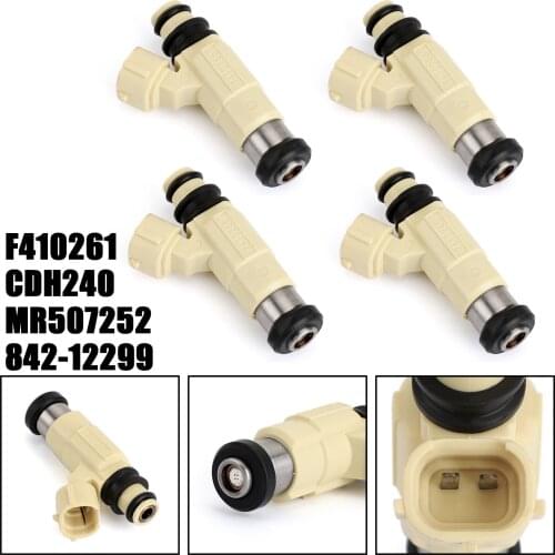 Artudatech MR507252 4PCS Fuel Injectors for Mitsubishi Eclipse Lancer For Chrysler Sebring 2.4L I4 842-12299 F410261 Auto Parts