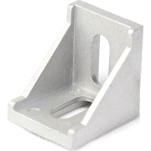 10pcs 3030 Corner Fitting Angle Aluminum 30 x 30 L Connector Bracket Fastener match use 3030 Industrial Aluminum Profile