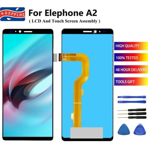 AAA+ Quality For Elephone A2 LCD Display Digitizer + Touch Screen Replacement 5.47 Inch Elephone A2 Mobile Accessories + Tools