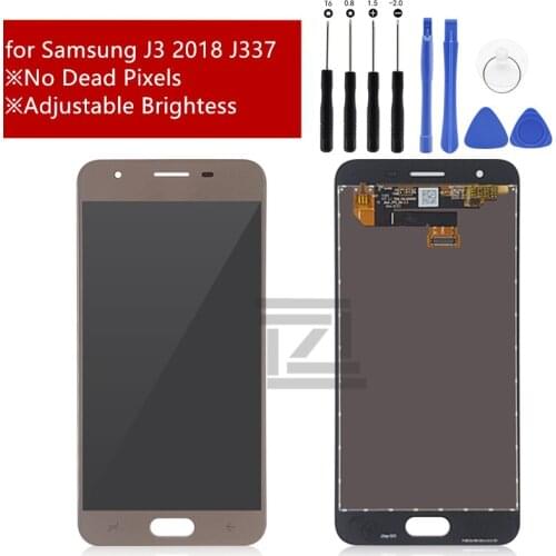 For Samsung Galaxy J3 2018 LCD Display Touch Screen Digitizer Assembly for Samsung J337 J337P J337T LCD Display Repair Parts