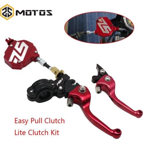 Short Stunt Clutch Lever Easy Pull Cable System For Kawasaki Z650 Z750 Z900 Z800 Z1000 ZX6R ZX10R KX125 KX250 KX250F KX450F KLX