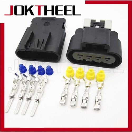 1/5/10/20 sets 2.8mm delphi 4 Pin male female waterproof fuel electric gasoline pump auto connector for Buick 15326633 15326631