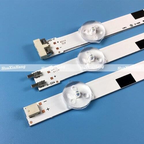 Русский спот 12pieces/Set LED strip 14leds For Samsung 58 inch TV UA58H5288 2014SVS58 LM41-00091F LM41-00091G LCD Monitor 1170mm