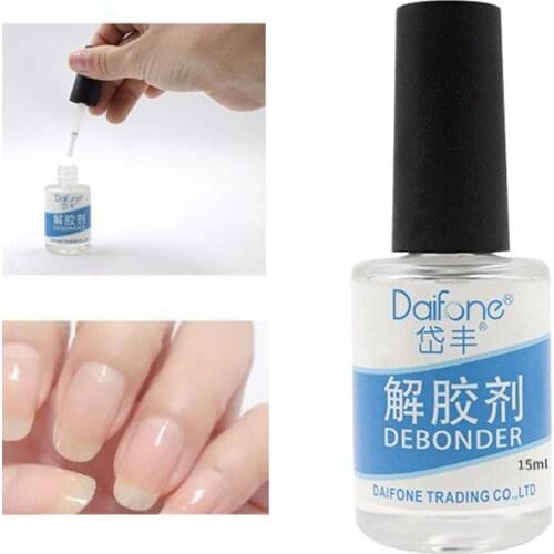 15ml Fake Nails Glue Remover Liquid Nail Degreaser For Removing False Nail/Gel Polish/Sticker/Nail Art Decoration Manicure TSLM1