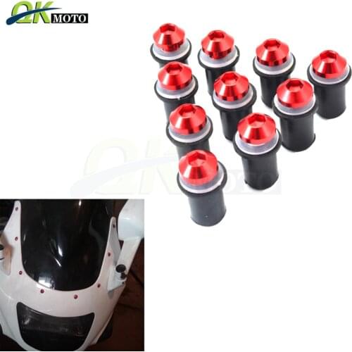 5mm CNC Aluminum Bolt Screw Accessories Motorcycle Windscreens Screw Kit For Yamaha TDM850 TDM900 TDM 850 900 Fastener screw