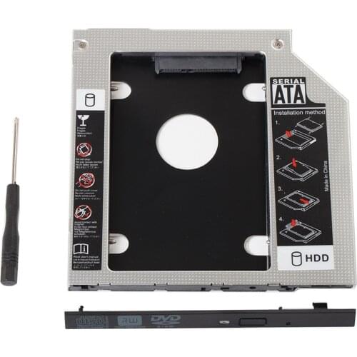 9.5MM 2nd HD HDD SSD Hard Drive Caddy for Lenovo Thinkpad T440P T540 T540P W540