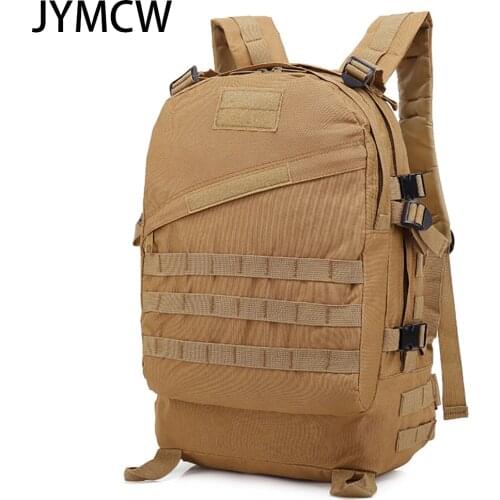 40L large capacity tactical backpack military army Molle assault bag outdoor hiking camping hunting sports bag camouflage bag