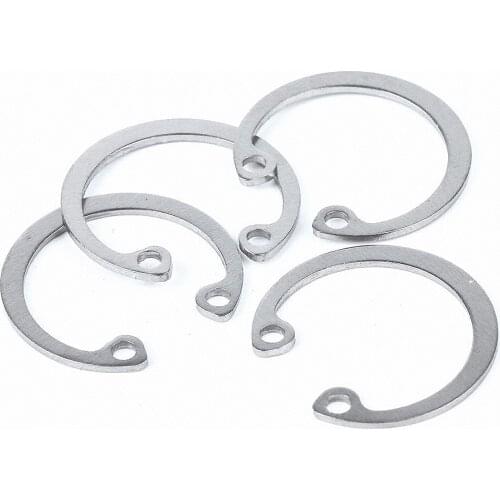 2-30pcs M8-M75 Internal Circlips A2 304 Stainless Steel C-type Snap Lock Retaining Ring Holes Shaft Collar Washer