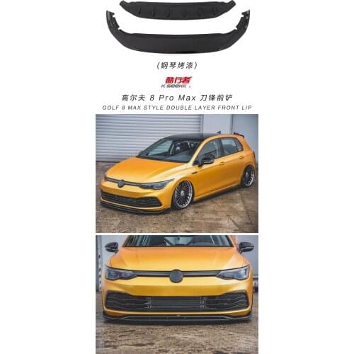 Applicable to Golf 8 Refitted Black Warrior Surround Front Spade Side Skirt Rear Spoiler Pro Line Tail