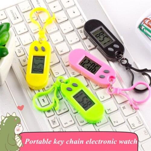 Led Student Examination Electronic Watch Exquisite Key Chain Electronic Watch Backpack Buckle Hanging Watch Small Gift