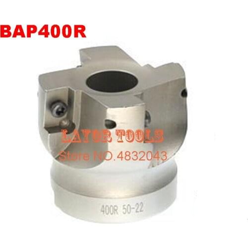 Hot Sale 1PCS BAP400R 50-22-4T/BAP400R 63-22-4T 4Flute Face End Mill Flat Cutter +10pcs APMT1604 Carbide Inserts APMT 1604 PDER