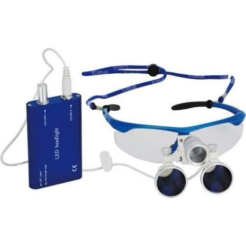 Hot sell New Dental Equipment 3.5x Blue Dental loupes/Dental surgical magnifying glass/Dental surgical loupes with CE