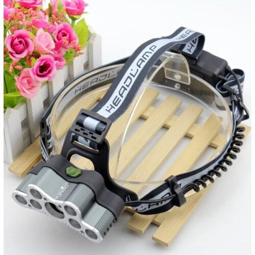 7 LED&9 LED USB charging Headlamp Outdoor high power XML T6 +Q5 LED Torch Long shot fishing headlight Flashlight