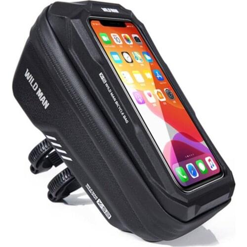 EVA Wearable Front Frame Touch Screen Phone Bicycle Bag Bicycle Accessories Tube Bike Bag Fine Texture for Rating